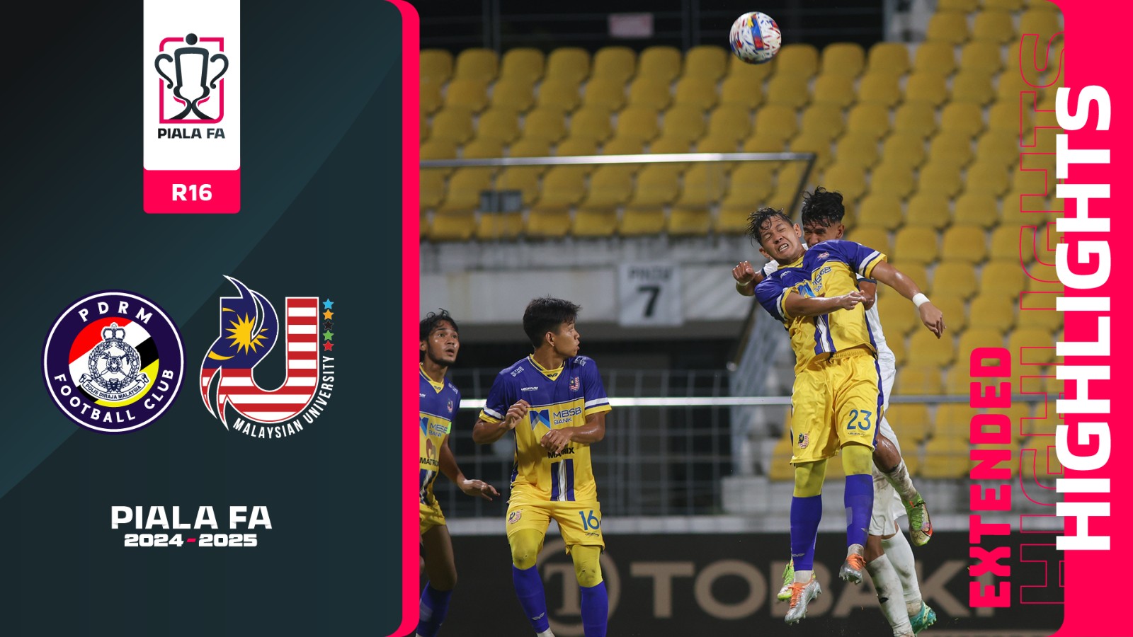 Malaysian Football League - PDRM FC 0-3 Malaysian University | Extended